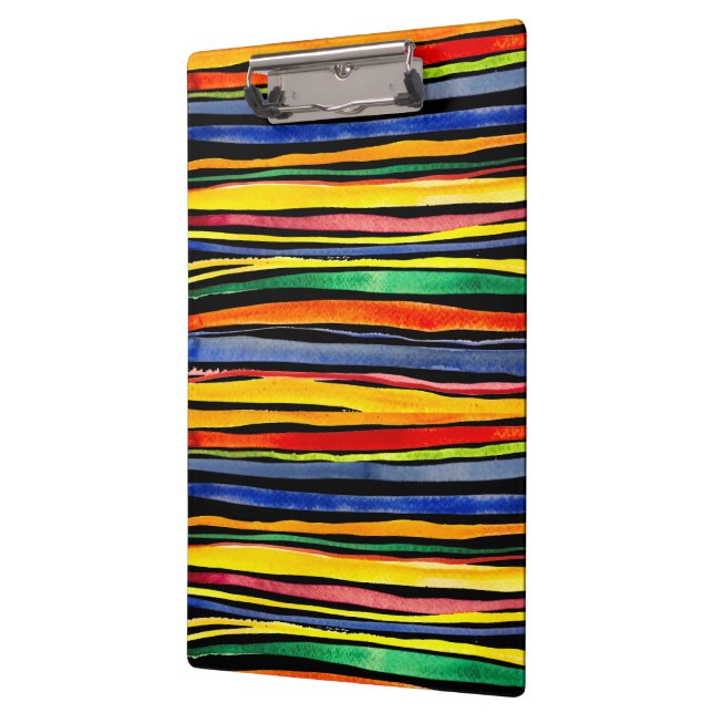 colourful stripes clipboard (Left)