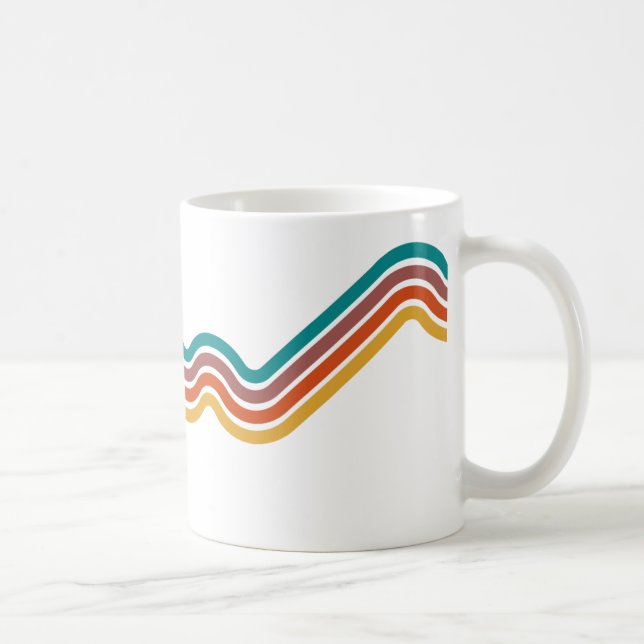 Colourful Stripes Coffee Mug (Right)