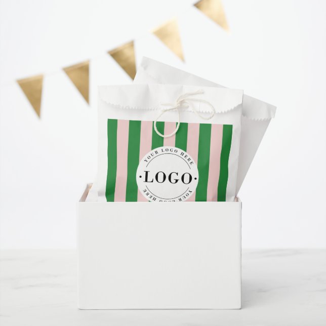 Colourful Stripes Company Business Promotion Gifts Favour Bags (Party)