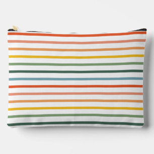 Colourful Stripes Cosmetic Bag