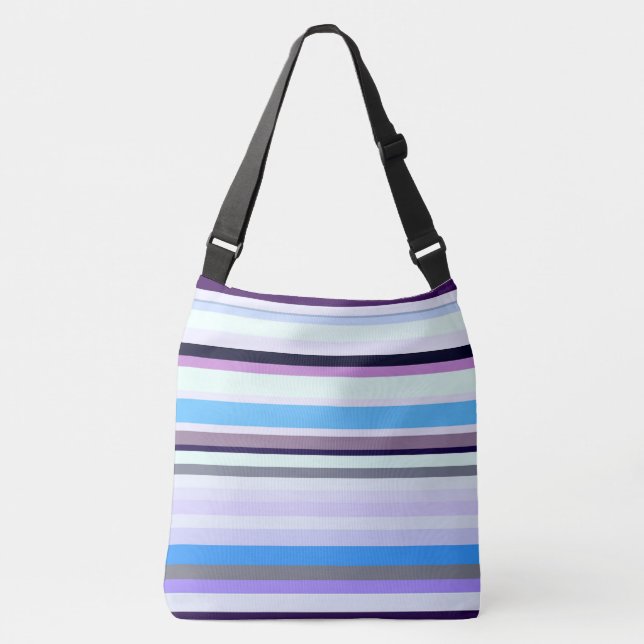 Colourful stripes  crossbody bag (Front)