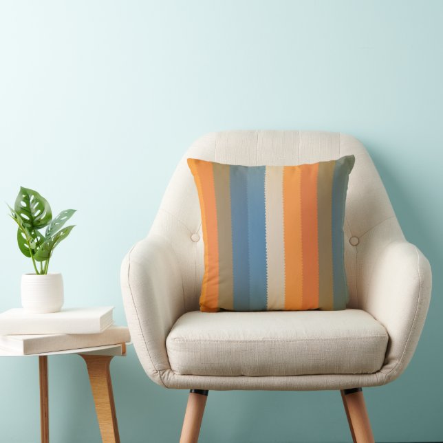 Colourful Stripes Cushion (Chair)