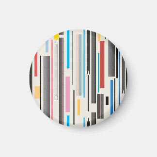 Colourful Stripes: Graphic Pattern Mix Magnet