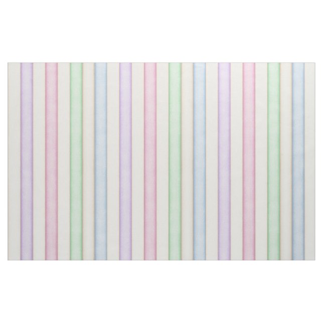 Colourful Stripes in Distressed Pastels (medium) Fabric (Fat Quarter)