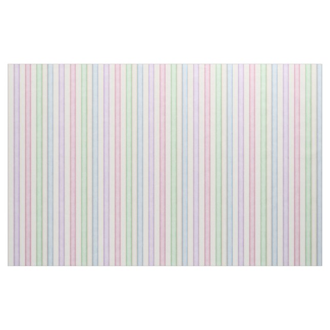 Colourful Stripes in Distressed Pastels (small) Fabric (Fat Quarter)