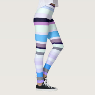Colourful stripes leggings