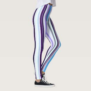 Colourful stripes leggings