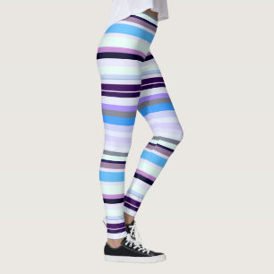 Colourful stripes leggings