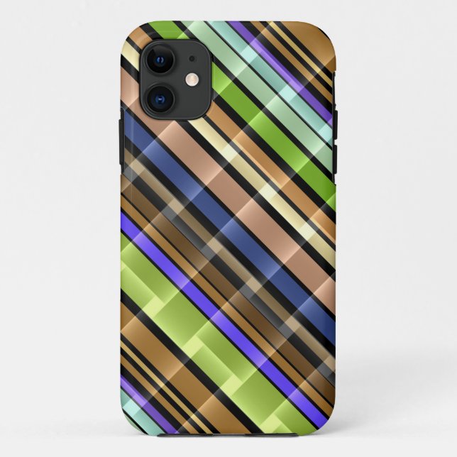 Colourful stripes modern design 3 Case-Mate iPhone case (Back)