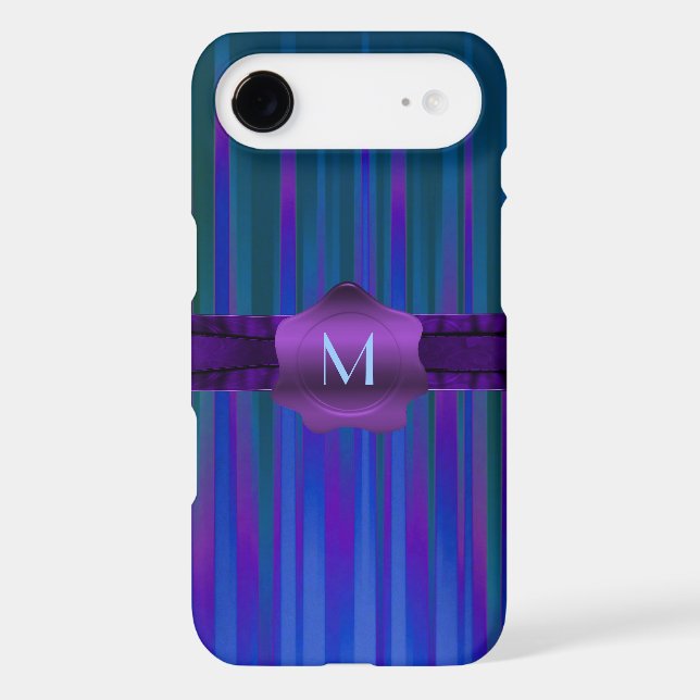 Colourful Stripes Monogram iPhone 6 case (Back)