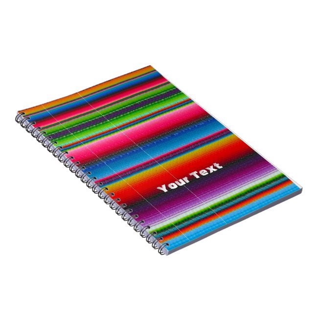 Colourful Stripes Notebook (Right Side)