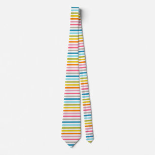 Colourful Stripes Pattern-93861  Tie