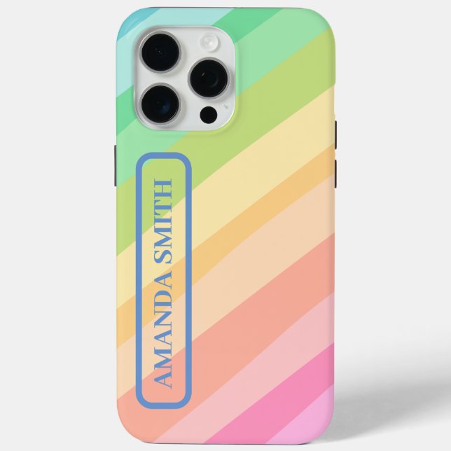 Colourful Stripes Pattern Case-Mate iPhone Case (Back)