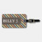 Colourful Stripes Pattern Luggage Tag