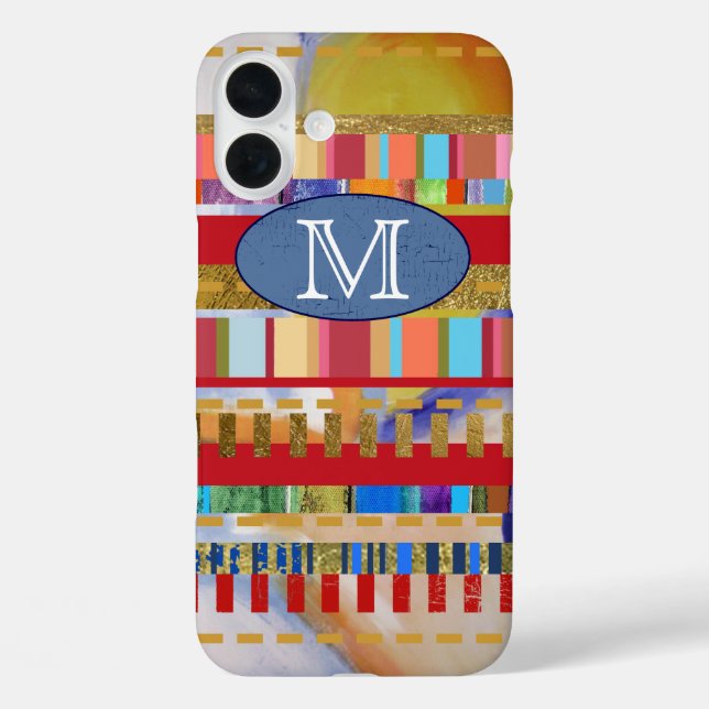 colourful stripes pattern personalised Case-Mate iPhone case (Back)