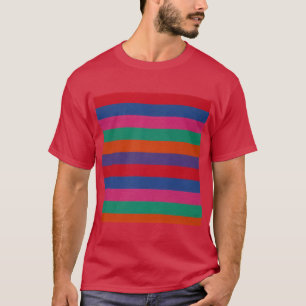 Colourful Stripes Pattern T-Shirt