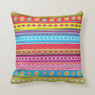 Colourful Stripes Pillow - SRF
