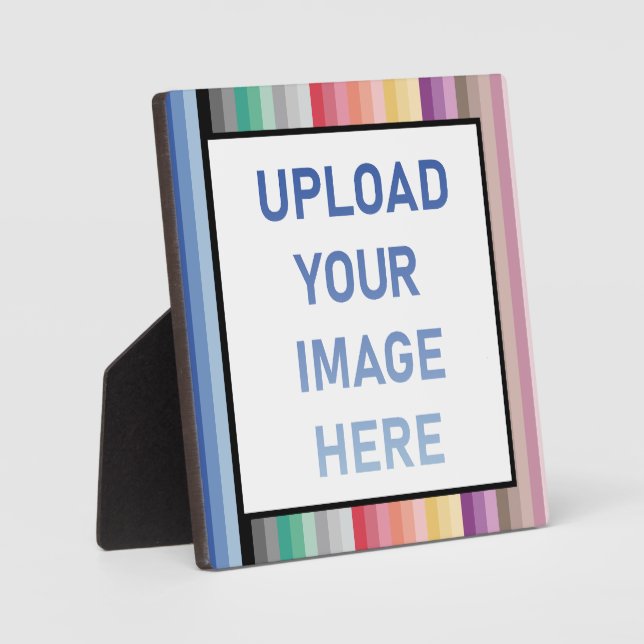 Colourful Stripes Plaque (Front)