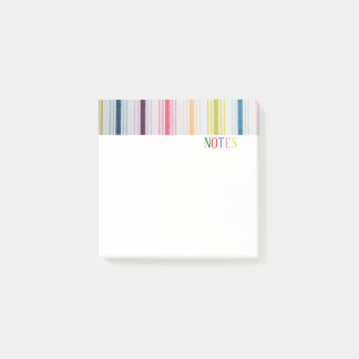 Colourful Stripes Post-It Notes