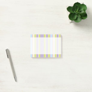 Colourful Stripes, Rainbow Stripes, Striped Patter Post-it Notes