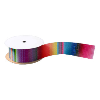 Colourful Stripes Satin Ribbon