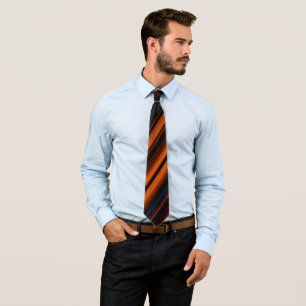 Colourful stripes tie