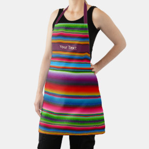 Colourful Stripes w/out your text Apron