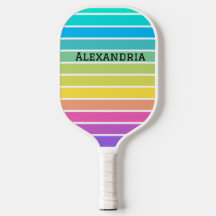 Colourful Stripes with Name 