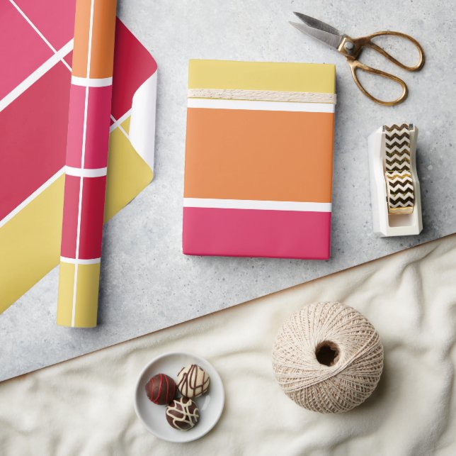 Colourful Stripes Wrapping Paper (Crafts)
