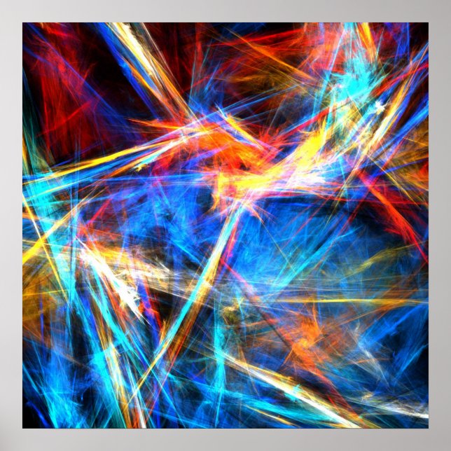 Colourful strokes - Poster (Front)