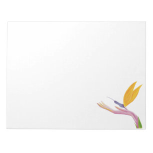 Colourful Stylised Bird of Paradise Notepad