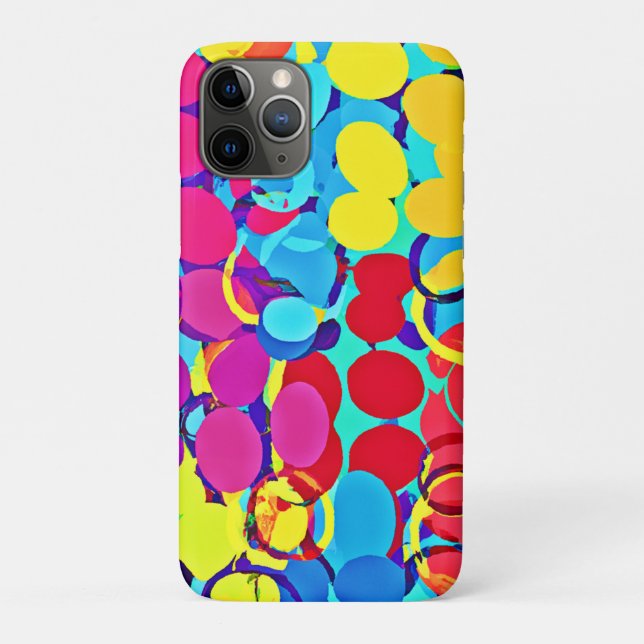 Colourful Stylish and Chic Spectrum Pattern Case-Mate iPhone Case (Back)
