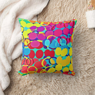 Colourful Stylish and Chic Spectrum Pattern Cushion