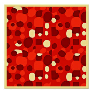Colourful Stylish Diverse Elegance Pattern Poster