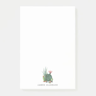 Colourful Succulent Bloom   Tall Post-it Notes