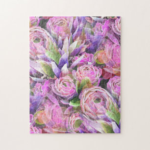 Colourful Succulents Illustration Jigsaw Puzzle