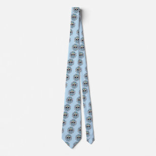 Colourful Sugar Skull Tie