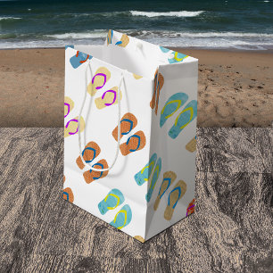 Colourful Summer Beach Party Flip Flops Gift Bag