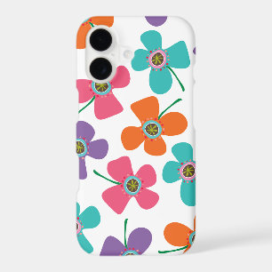 Colourful Summer Daisies Pop Whimsical Fun Pattern