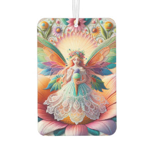Colourful Summer Fairy Two  Illustration Car Air Freshener