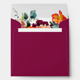 Colourful Summer Flowers Envelope