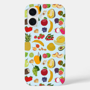 Colourful Summer Fruit Pattern  iPhone 16 Case