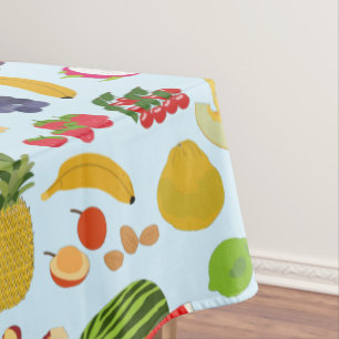 Colourful Summer Fruit Pattern Tablecloth