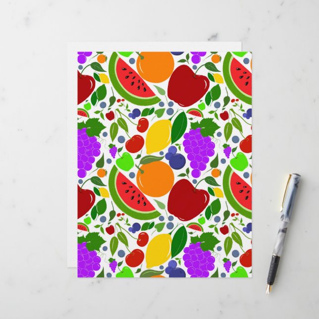 Colourful Summer Fruits  (Front/Back In Situ)