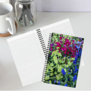 Colourful Summer Garden Floral Notebook