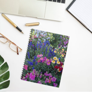Colourful Summer Garden Floral Notebook