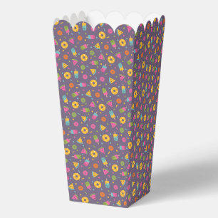 colourful summer ice-cream pattern favour box