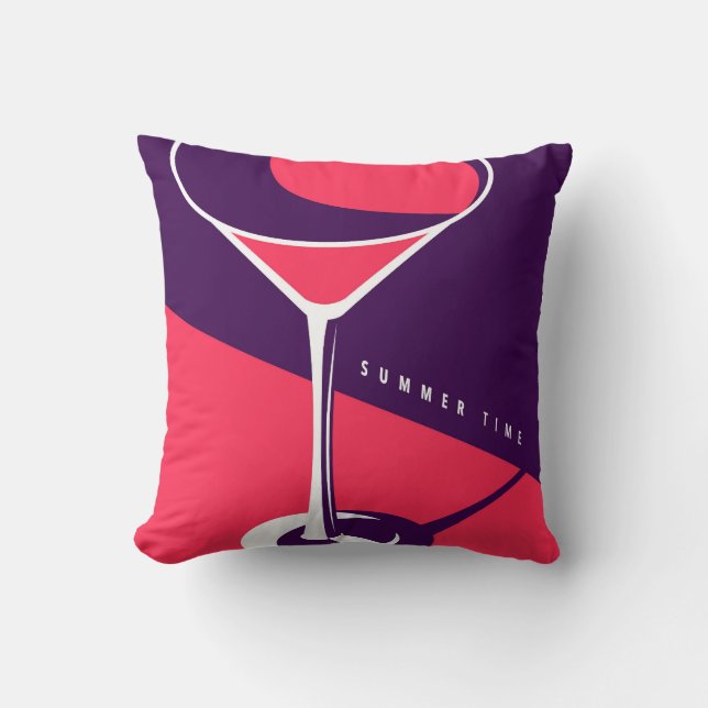 Colourful summer lay out cushion (Front)