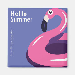 Colourful summer magnet