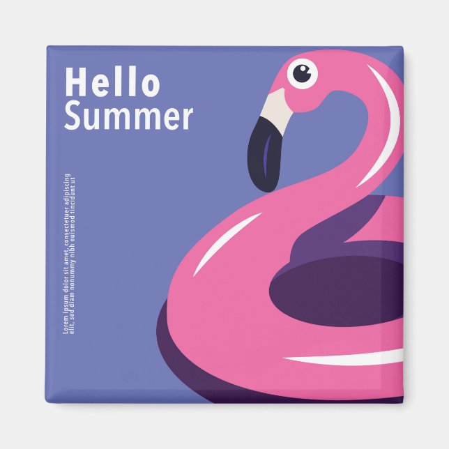Colourful summer magnet (Front)